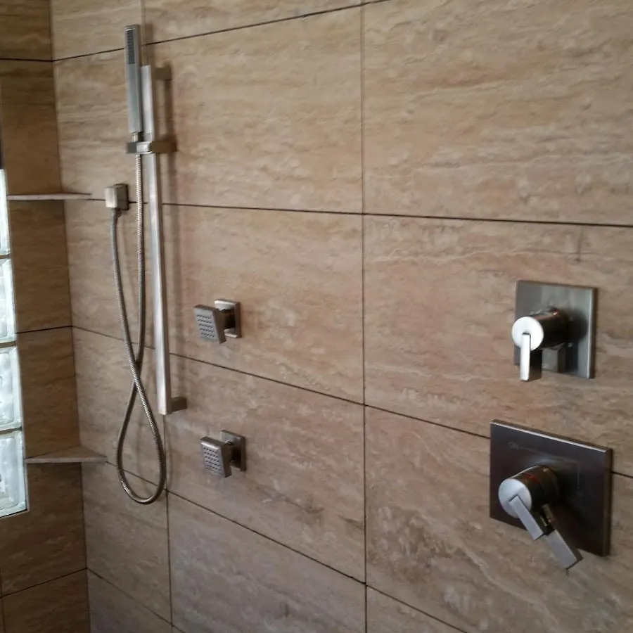 Shower fixture installation for Water Heater Replacement in Eagle Lake